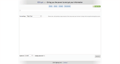 Desktop Screenshot of paste.lighttpd.net